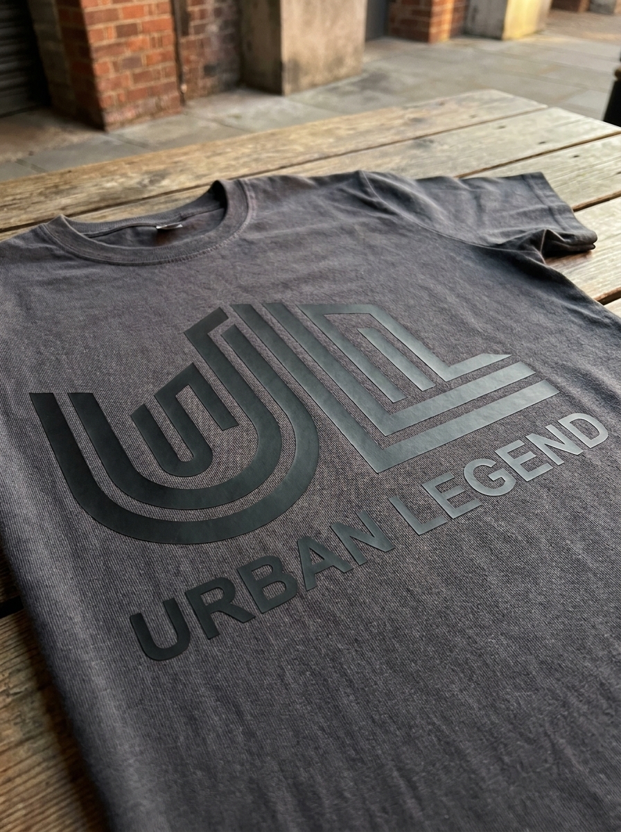 "Urban Legend" Futurisztikus Vasalható Pólómatrica - Cyberpunk Ruhadekoráció