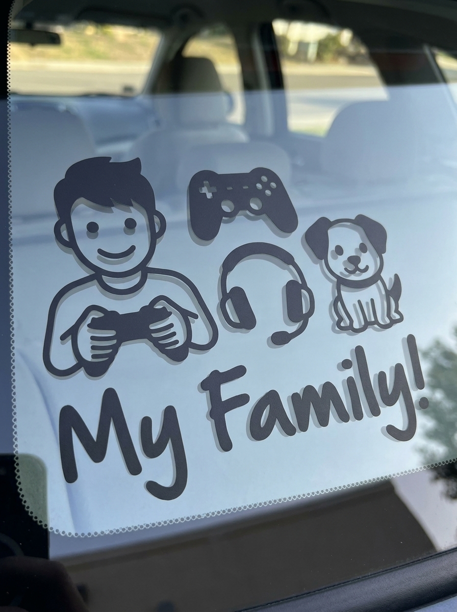 Gamer Család és Kisállat Autómatrica - részletfotó